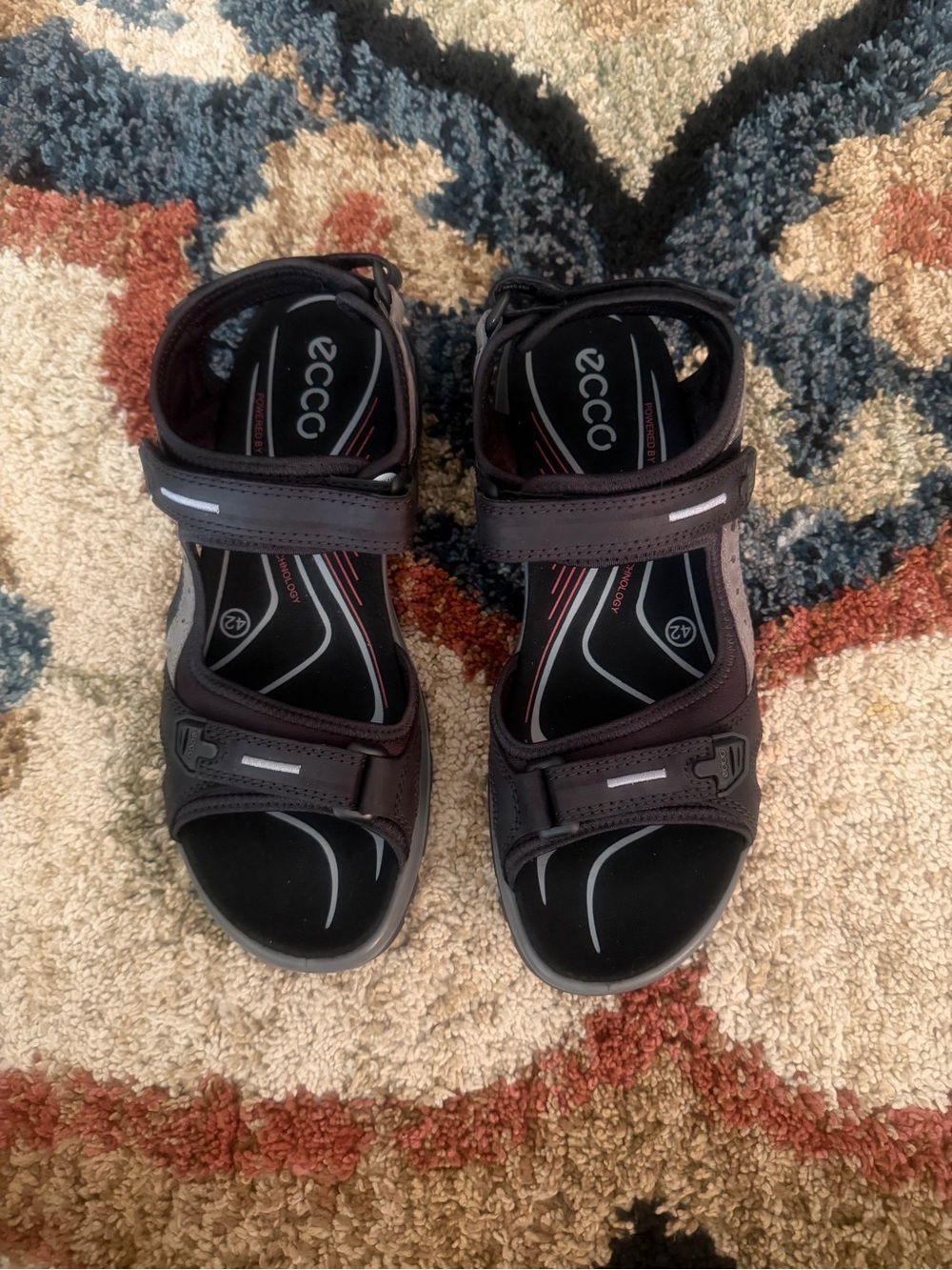 ECCO Men Comfort Strap Sandals - Adjustable Fit